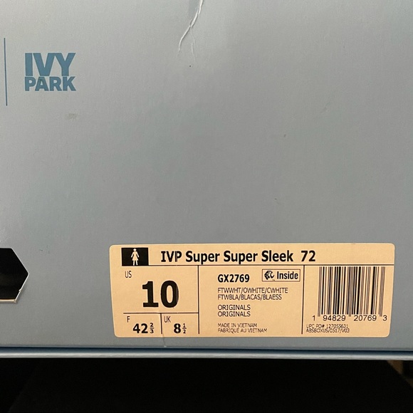 Adidas Ivy Park Super Sleek 72 'Icy Park' Women's Platform Shoes NEW - Picture 15 of 15